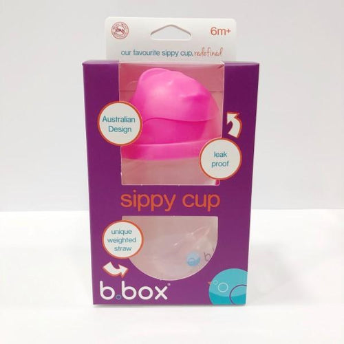 B. Box Sippy Cup 6m+ - Pink Pomegranate