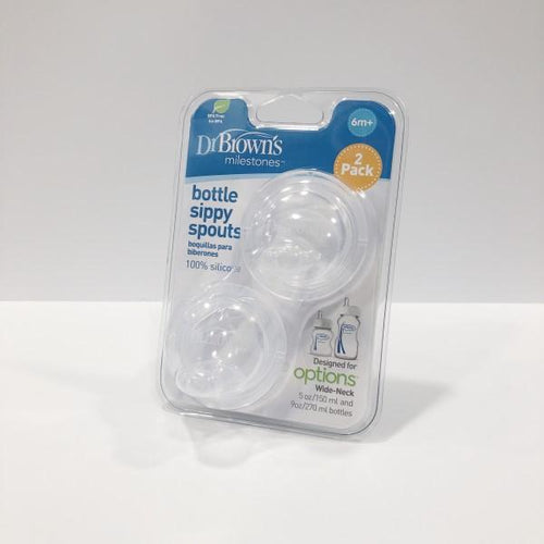 Dr Brown's Bottle Sippy Spout for Wide-Neck bottles - 2 Pack