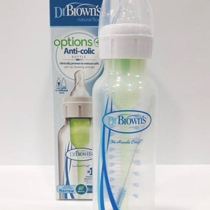 Dr Brown's Options + Narrow Bottle - White/Green