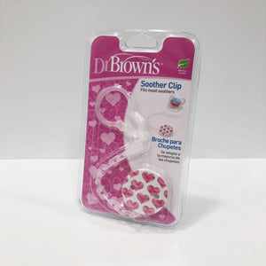 Dr Brown's Soother Clip - Pink